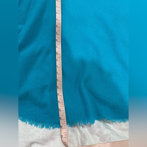 Pure amici cashmere blue cape poncho - Picture 7 of 7